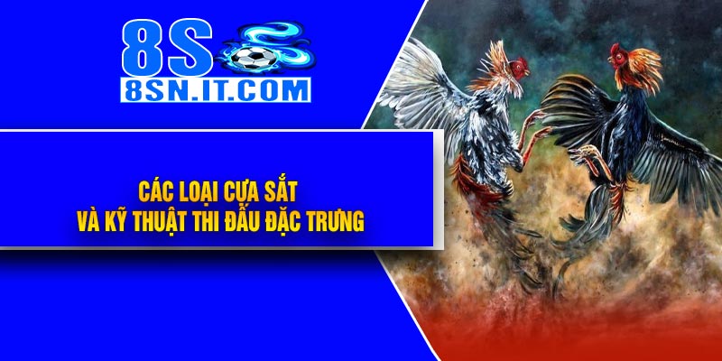 Các loại cựa sắt và kỹ thuật thi đấu đặc trưng